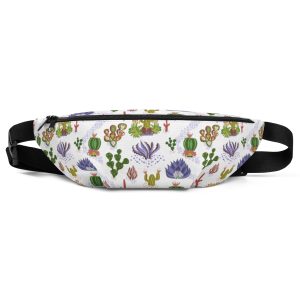 Gnomes in the Desert Adjustable Waist Bag (White)