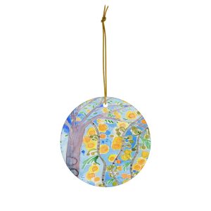 Sweet Acacia - Porcelain Ornament