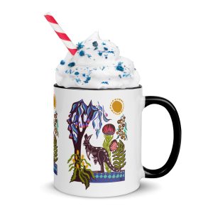 Animal Series: Joey's Outback Romp - Ceramic Mug (4 Color Interior, Handle & Rim)