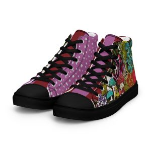 Mystic Mushrooms – High Top Canvas Shoes