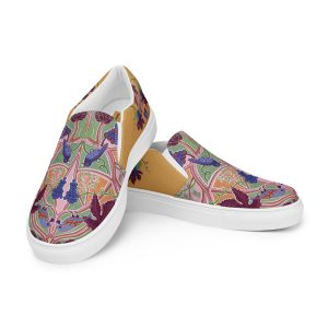 Grape Thieves - Women’s slip-on canvas shoes