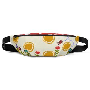 Black Bird on a Hike Collection - Adjustable Waist Bag