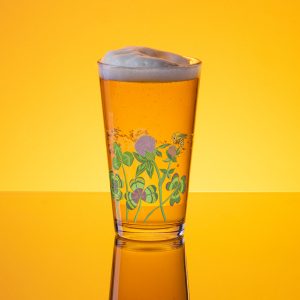 Lucky Bee & Clover Pint Glass | St. Patrick’s Day Edition