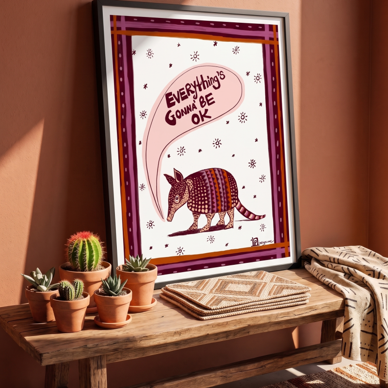 Armadillo Enhanced Matte Poster Armadillo Enhanced Matte Poster