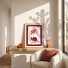 Armadillo Quirky Animal Art